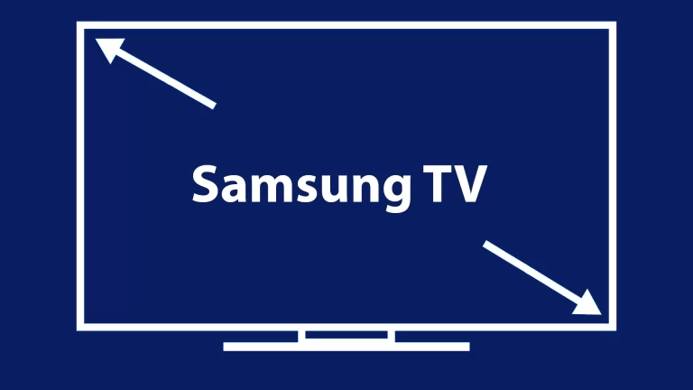 Why is picture size not available on my Samsung TV?